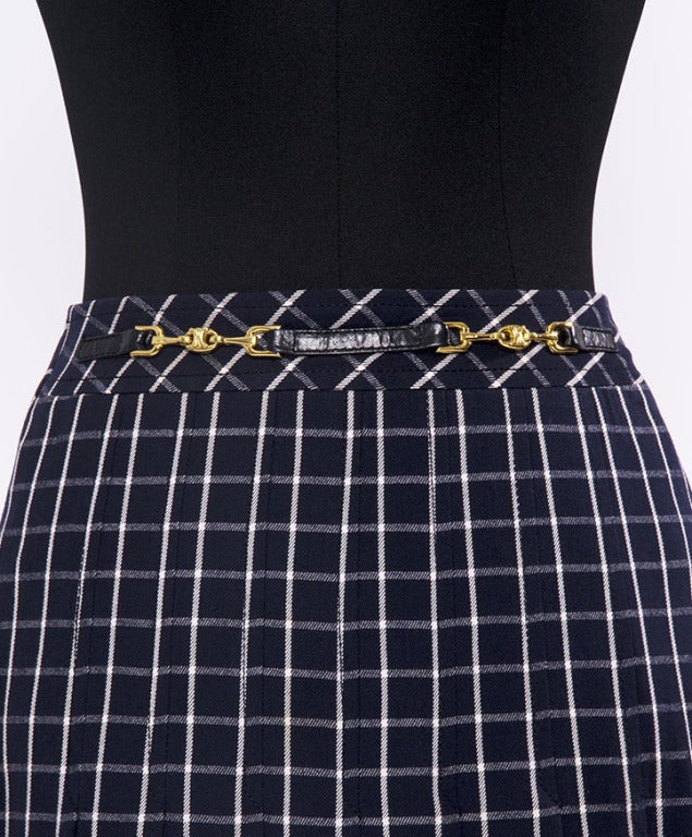 Celine Skirt suit with knee-length pleated skirt 3