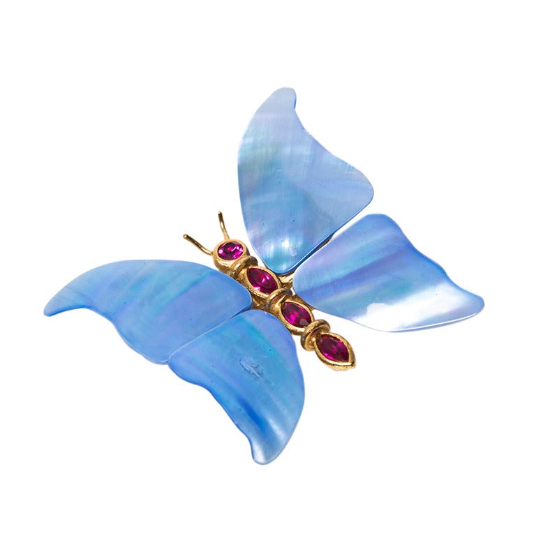 Yves Saint Laurent Butterfly Brooch