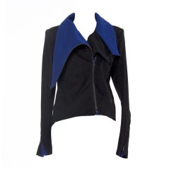 Ann Demeulemeester fold over jacket