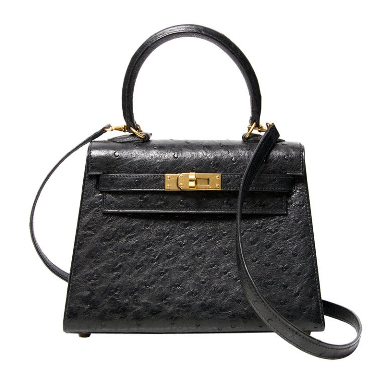 birkin ostrich black