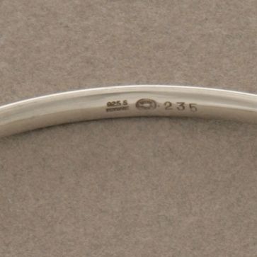 GEORG JENSEN Exceptionally Rare Neck Ring by Astrid Fog No. 235
