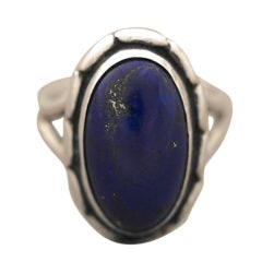 GEORG JENSEN Ring, No. 19 With Lapis Lazuli