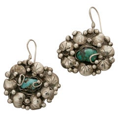 MARY GAGE Turquoise Earrings