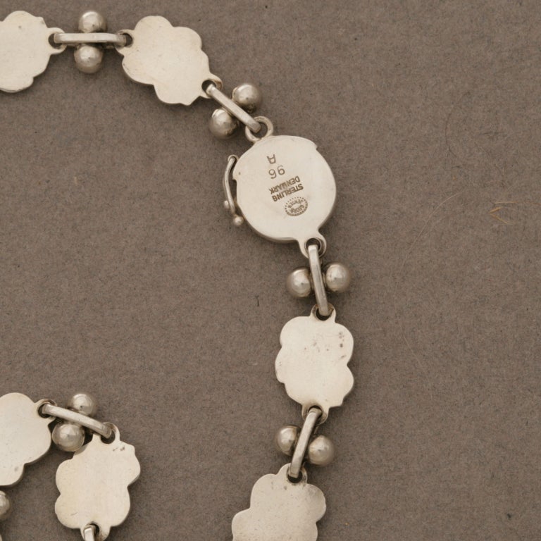 Georg Jensen sterling link necklace, no. 96A. 