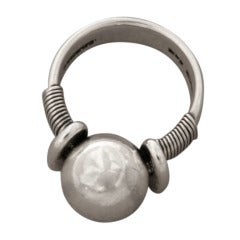 Hans Hansen Modernist Ball Ring