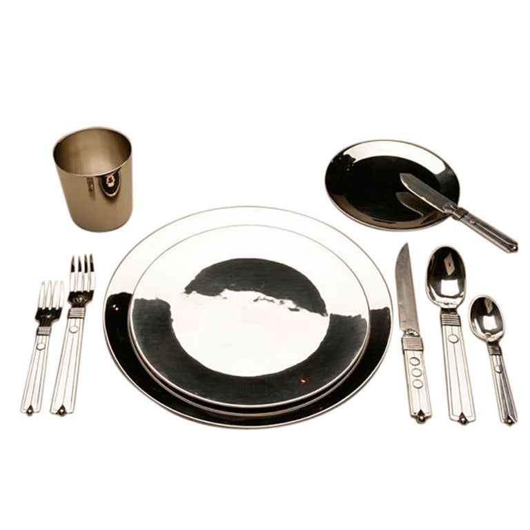 William Spratling  Sterling Silver Service Set