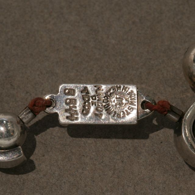 Margot De Taxco Sterling Silver Modernist Necklace 1