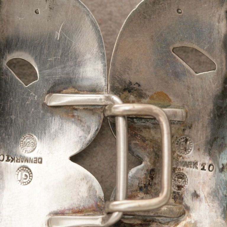 Art Nouveau Georg Jensen Belt Buckle No. 10