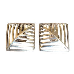 Vintage Georg Jensen Earrings by Nanna Ditzel, no. 389