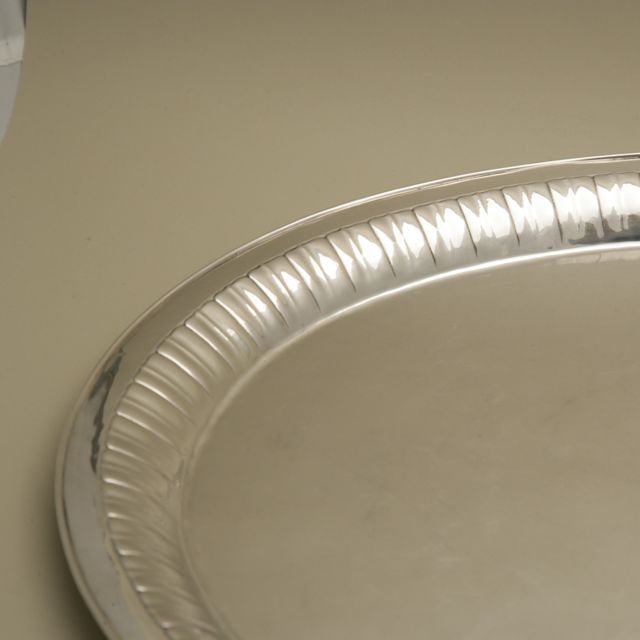 Art Nouveau Georg Jensen Extra Large Tray No. 45 For Sale