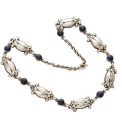 GEORG JENSEN Necklace With Lapis Lazuli No. 15