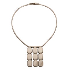 GEORG JENSEN Modernist Neckring No. 153 by Ibe Dahlquist at 1stDibs | ibe  dahlquist choker