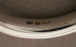 GEORG JENSEN Sterling Silver Bangle, No. 33A With Ebony