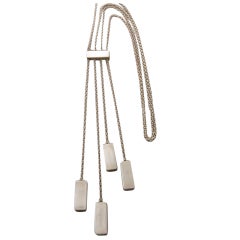 Georg Jensen Sterling Silver "Chime" Necklace No. 120A  by Astrid Fog