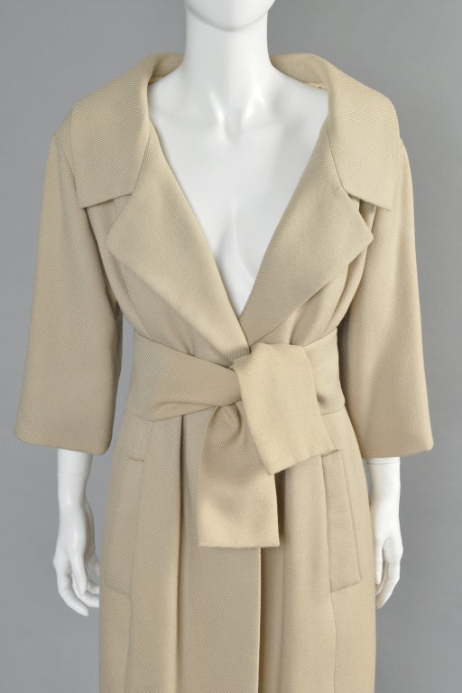 Women's Documented 1959 Yves Saint Laurent for Dior Haute Couture Coat