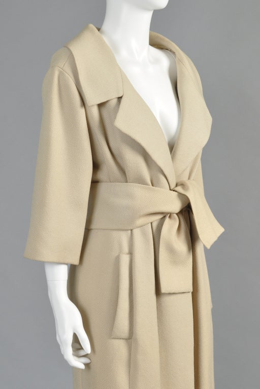 Documented 1959 Yves Saint Laurent for Dior Haute Couture Coat 3