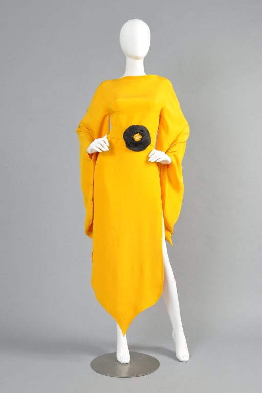 Women's Pierre Cardin Circa 1972 Haute Couture Tulip Gown