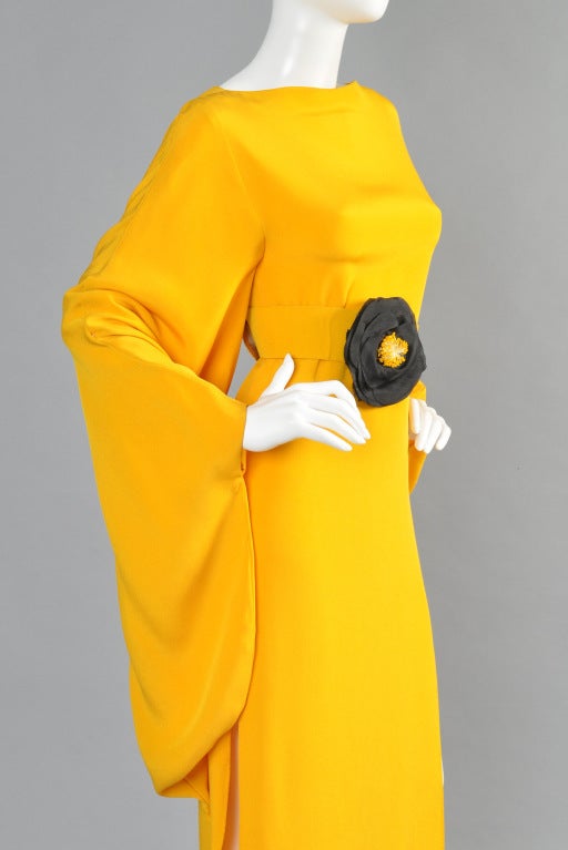 Pierre Cardin Circa 1972 Haute Couture Tulip Gown 5