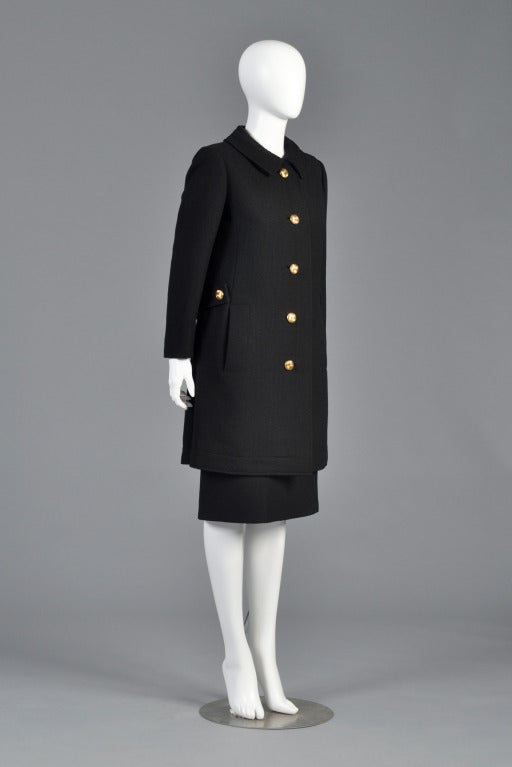 Jeanne Lanvin 1960s Coat + Skirt For Sale 1