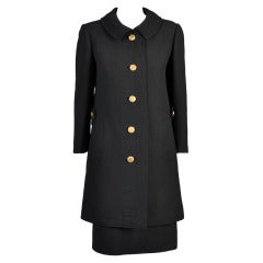 Retro Jeanne Lanvin 1960s Coat + Skirt