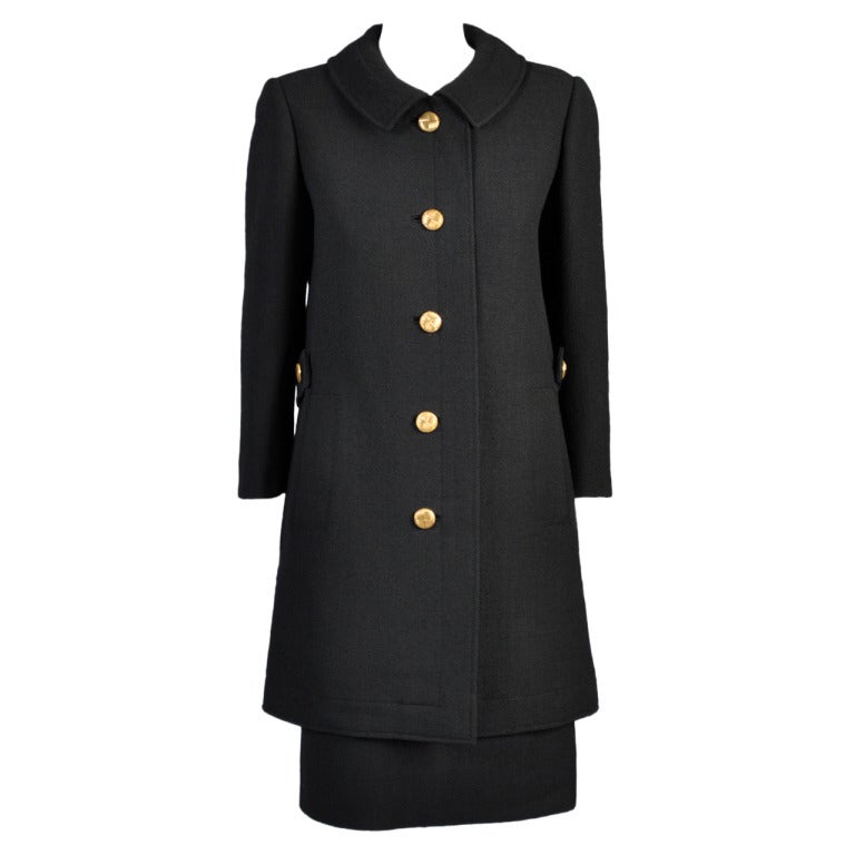 Jeanne Lanvin 1960s Coat + Skirt For Sale