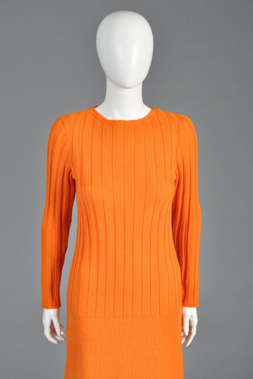 Women's Rudi Gernreich 1960s Wool Dress + Stockings For Sale