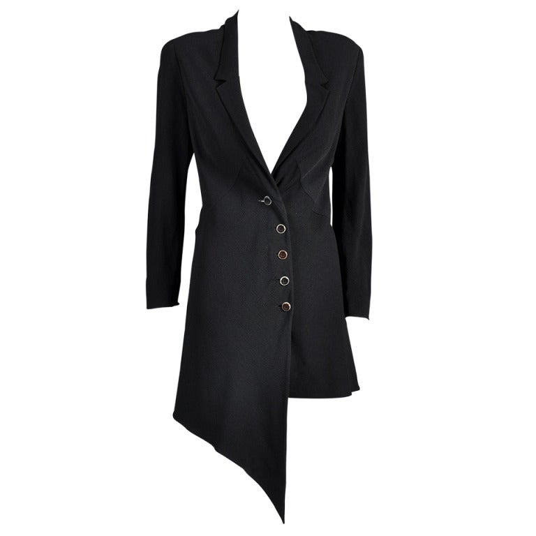 Karl Lagerfeld 1990s Asymmetrical Jacket Dress For Sale