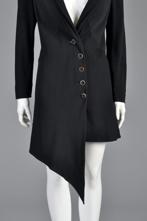 Women's Karl Lagerfeld 1990s Asymmetrical Jacket Dress For Sale