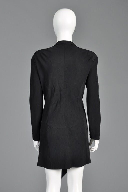Karl Lagerfeld 1990s Asymmetrical Jacket Dress For Sale 2