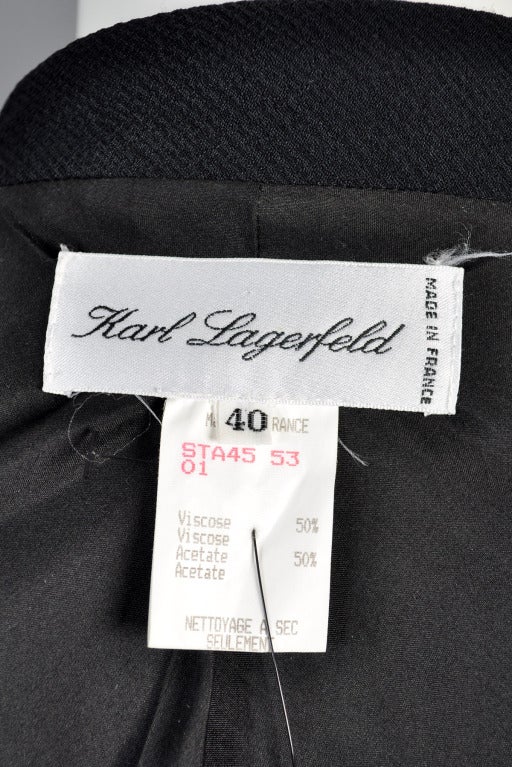 Karl Lagerfeld 1990s Asymmetrical Jacket Dress For Sale 3