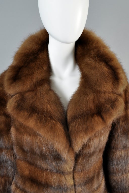 Women's Birger Christensen 1960s Russian Sable Fur Coat