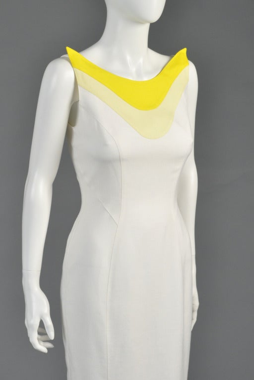 Thierry Mugler Architectural Cocktail Dress For Sale 2