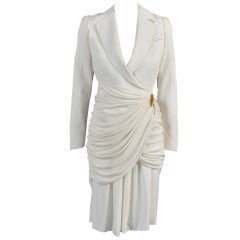 Thierry Mugler Avant Garde Draped Suit