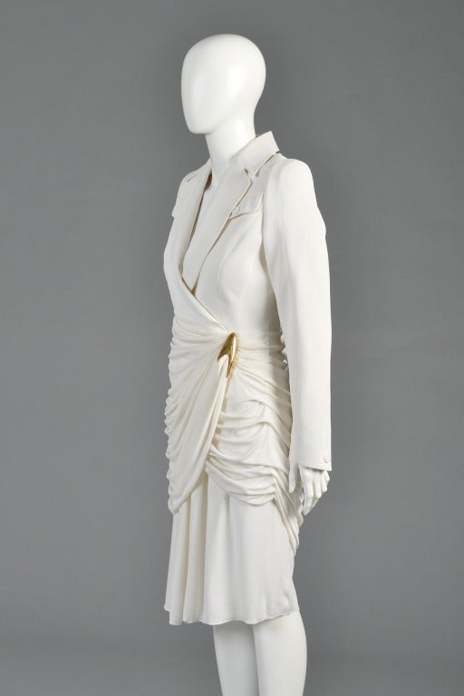 Thierry Mugler Avant Garde Draped Suit 1