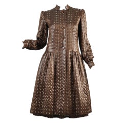 Adolfo 1960s Silk Brocade Jacket + Skirt Ensemble