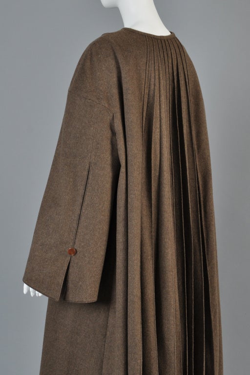 Claude Montana 1996 Pleated Swing Coat 3