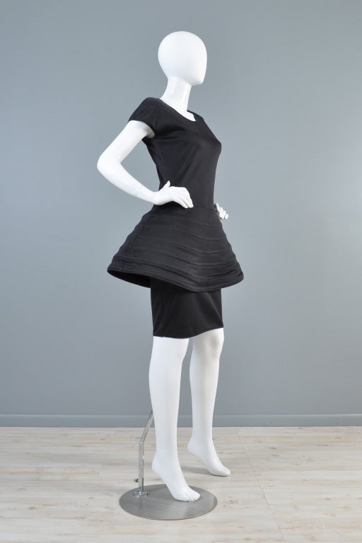 Women's Junko Koshino Futuristic Hoop Dress For Sale