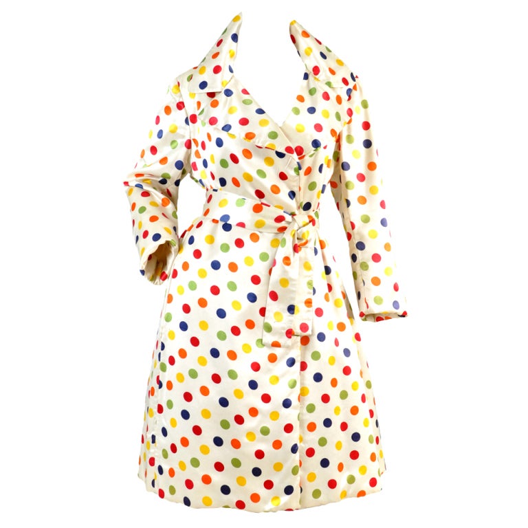 Bill Blass Polkadot Rainbow Jacket