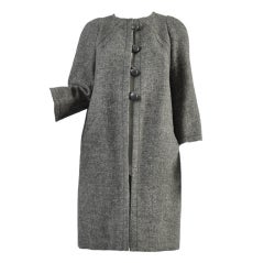 1963 Christian Dior Haute Couture Coat at 1stDibs