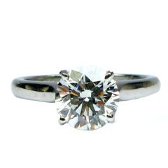 CARTIER - Signed 1.52ct G VVS2 Solitaire in Platinum