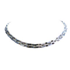 Chimento 18kt Gold Reversible Diamant-Halskette