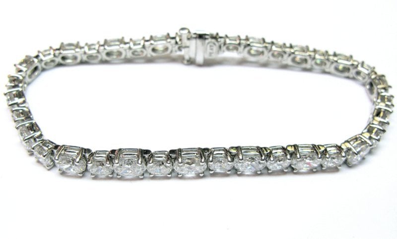 oval tennis bracelet