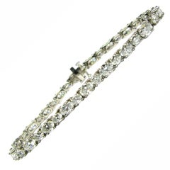 11.14 carats Oval Diamond Tennis Bracelet 3