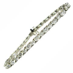 11.14 carats Oval Diamond Tennis Bracelet