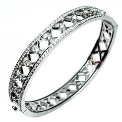 Diamond Trellis Bangle 2