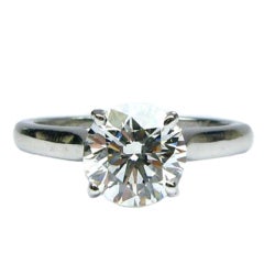 1.52ct G VVS2 Cartier Solitaire Diamond Ring