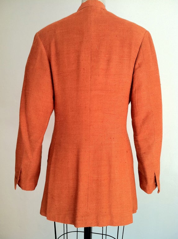 Men's WILLIAM de LILLO's Nehru Jacket ca.1968 For Sale