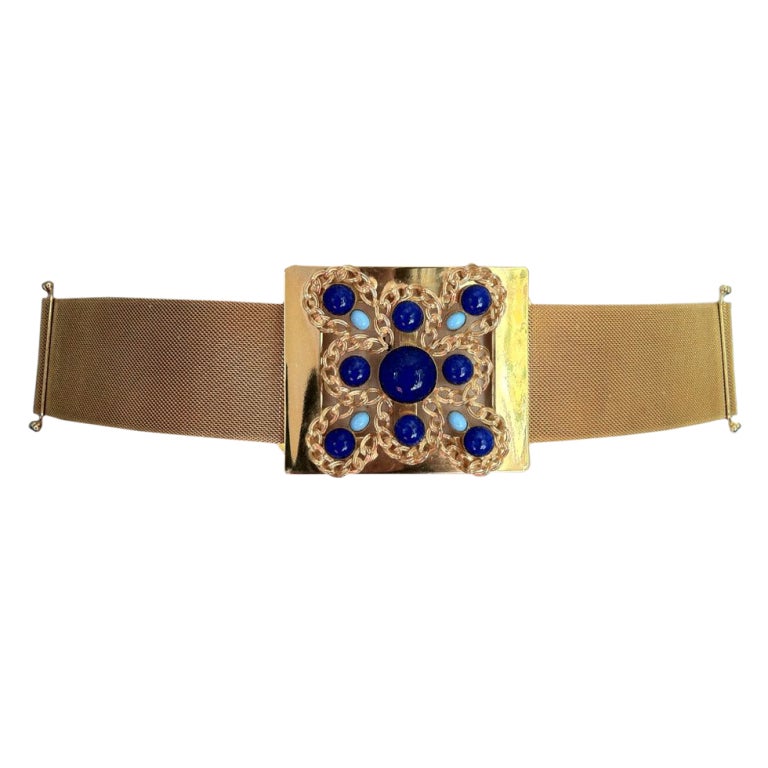 WILLIAM de LILLO Mans Belt and Buckle 1968 For Sale