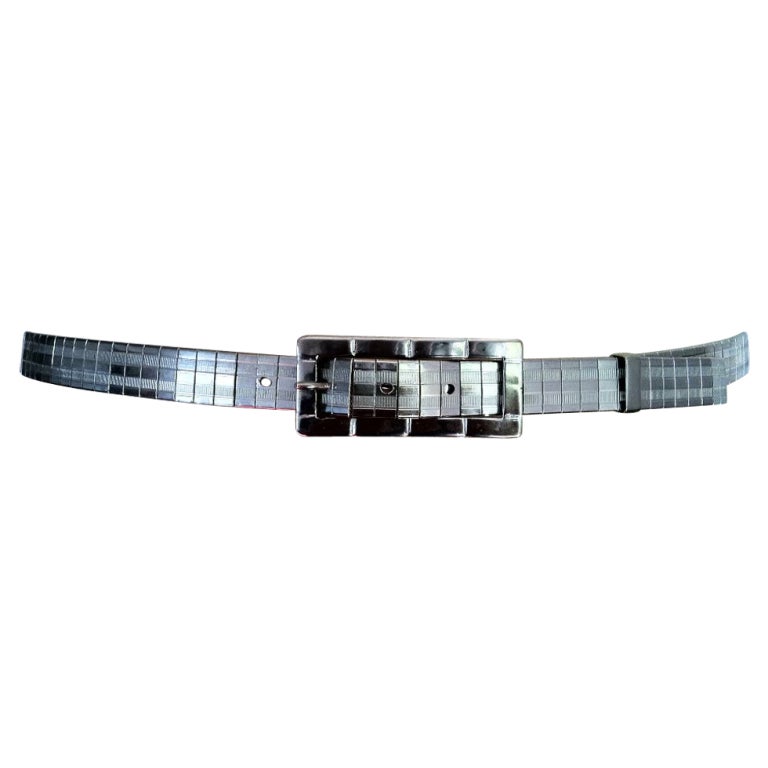 WILLIAM de LILLO Mans Skinny Belt and Buckle 1968 For Sale