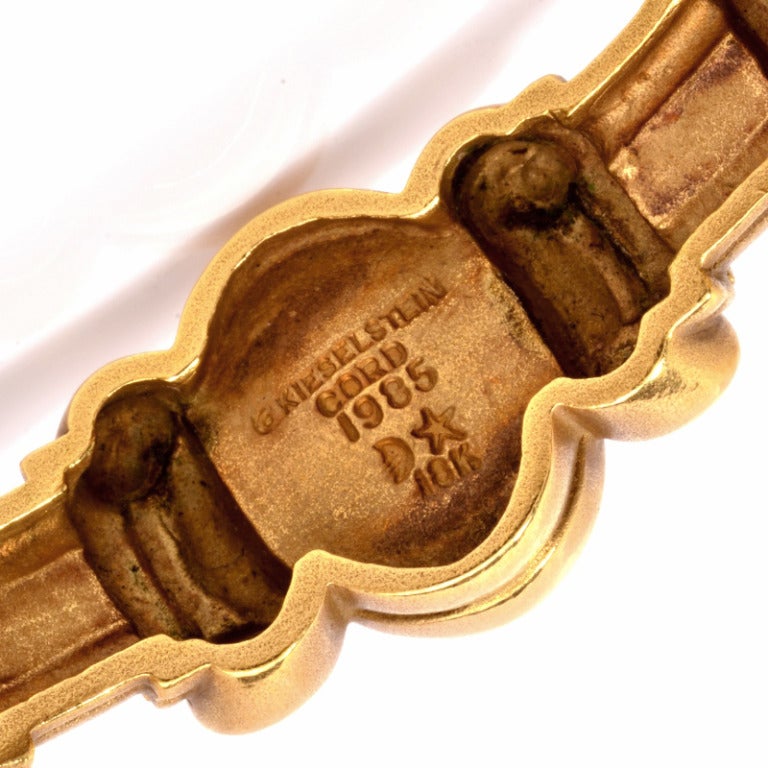 Barry Kieselstein-Cord Intaglio Gold Bracelet circa 1985 1